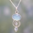 Sentimental Journey Multi-Gem Silver Necklace For Cheap