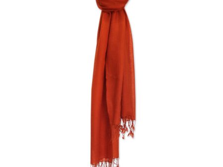 Kashmiri Fire Men s Wool Scarf Cheap