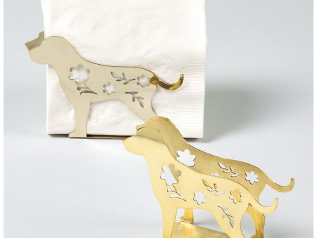 Fancy Dog Mixed Metal Napkin Holder For Discount