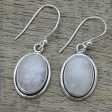 Lunar Goddess Moonstone Silver Dangle Earrings Fashion