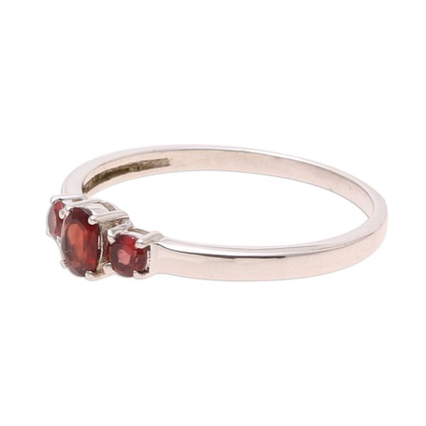 Passion s Glow Garnet Ring India Birthstone Jewelry For Sale