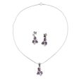 Mystical Blooms Amethyst Jewelry Set Cheap