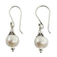 Mumbai Moonlight Pearl Dangle Earrings Discount