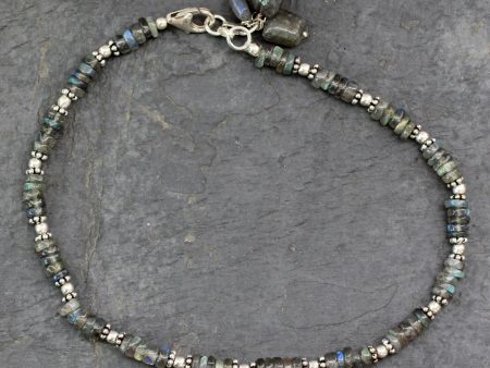 Mystical Inspiration Labradorite Beaded Anklet Sale