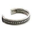 Strength of Celuk Modern Sterling Silver Cuff Bracelet Handcrafted in Bali Online Sale