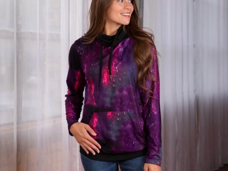 Cosmic Cowl Neck Tunic Online now