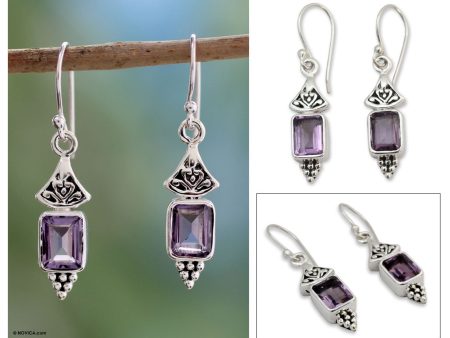 Lilac Lantern Sterling Silver Earrings Fashion