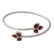 Red Ivy Sterling Silver Bracelet For Cheap