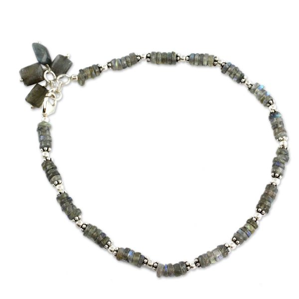 Mystical Inspiration Labradorite Beaded Anklet Sale