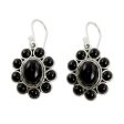 Night Drama Onyx & Silver Dangle Earrings Supply