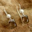 Smoky Quartz & Freshwater Pearl Earrings Fashion