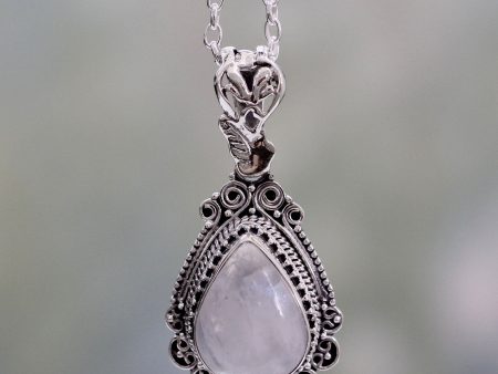 Moonlight Glamour Moonstone Pendant Necklace Online Hot Sale