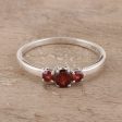 Passion s Glow Garnet Ring India Birthstone Jewelry For Sale