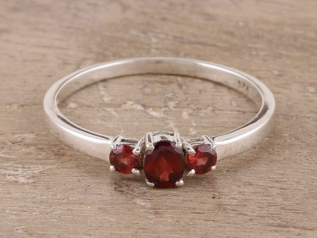 Passion s Glow Garnet Ring India Birthstone Jewelry For Sale