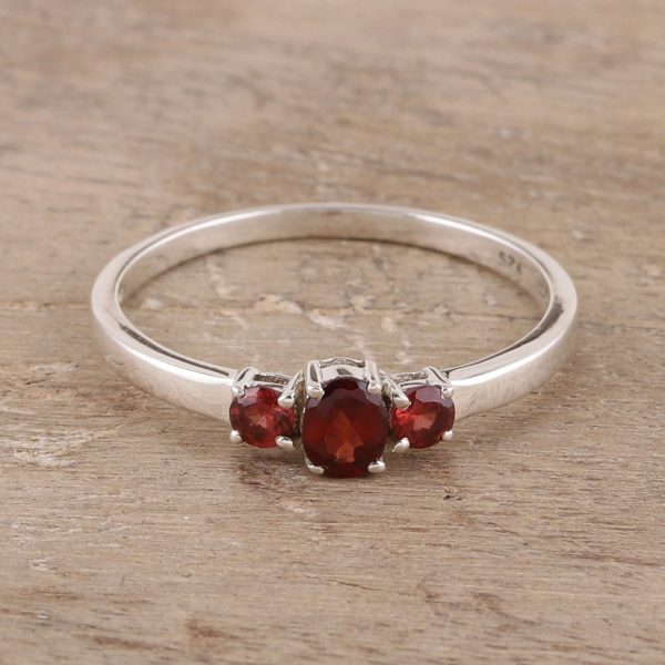 Passion s Glow Garnet Ring India Birthstone Jewelry For Sale