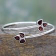 Red Ivy Sterling Silver Bracelet For Cheap