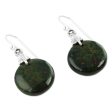 Moon of Justice Bloodstone Sphere Earrings India Artisan Jewelry Supply