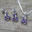 Mystical Blooms Amethyst Jewelry Set Cheap