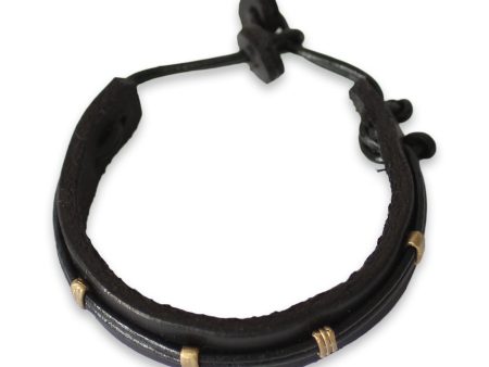 Men s Stand Alone in Black Bracelet Cheap