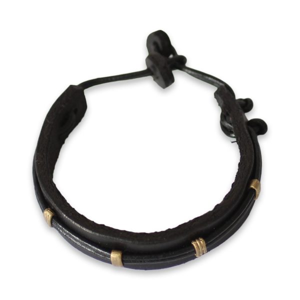 Men s Stand Alone in Black Bracelet Cheap