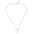 Modern Heart Sterling Silver Necklace Fashion