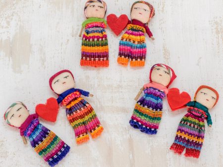 Love & Hope Worry Dolls with Hearts Sale