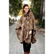 Nazca Flora Alpaca Blend Ruana Poncho Online Hot Sale