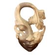 Shy Maiden Decorative Wood Mask Online Hot Sale