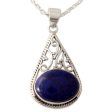 Royal Grandeur Lapis Lazuli & Silver Pendant Necklace Supply