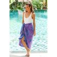 Mystifying Forest Blue & Purple Batik Sarong Online Sale