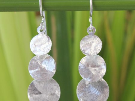 Lunar Fanfare Sterling Silver Dangle Earrings on Sale