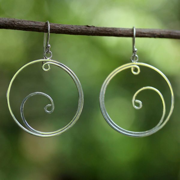 Moon Crests Sterling Silver Earrings Supply