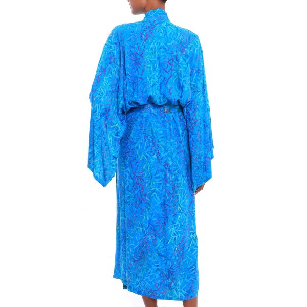 Floral Breeze Batik Rayon Robe Discount