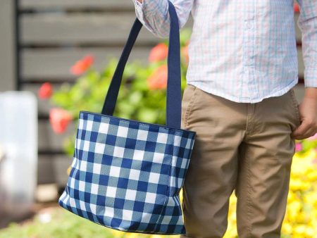 Navy Check Easter Bucket Fashion