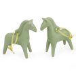 A Season For Horses Ceramic Ornament Set of 2 Fashion