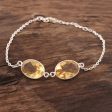 Sunny Glisten 12-Carat Citrine Pendant Bracelet from India Online Sale