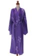 Kissed by Violet Purple Women s Batik Robe Discount