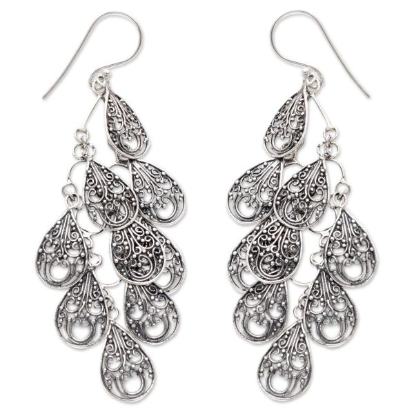 Raindrops Sterling Silver  Earrings on Sale