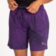 Purple Paw Tie-Dye Casual Shorts Hot on Sale