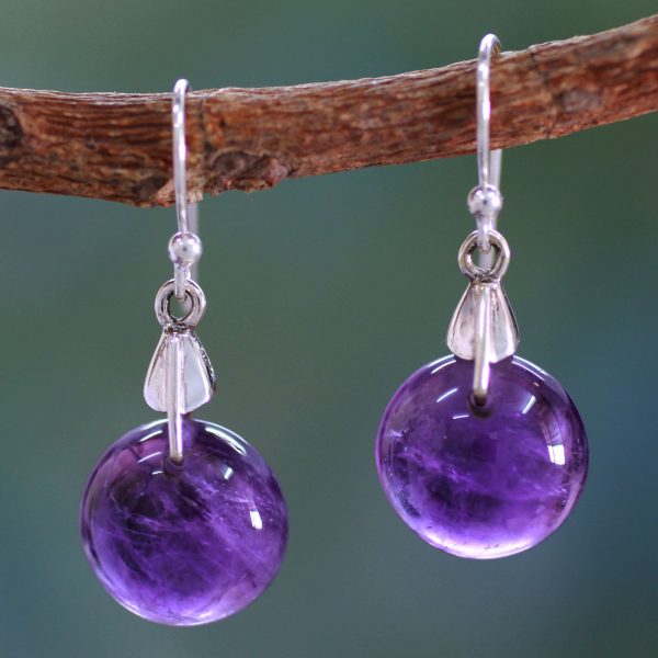 Moon of Mysticism Amethyst Earrings Online