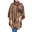 Nazca Flora Alpaca Blend Ruana Poncho Online Hot Sale