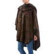 Piura Flora Alpaca Blend Ruana Cloak Poncho Supply