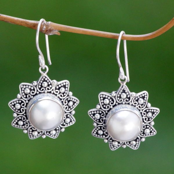 Melati Hearts Sterling Silver Bridal Earrings Hot on Sale