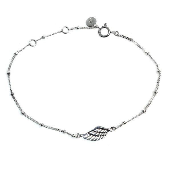 One-Winged Angel Sterling Silver Bracelet For Cheap