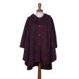 Peruvian Wildflower Reversible Ruana Cloak Hot on Sale