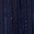 Sapphire Shimmer Embellished Viscose Blend Shawl in Indigo from India Cheap