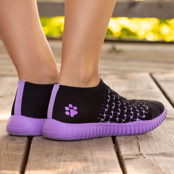 Purple Paw Flex Walking Shoes Hot on Sale