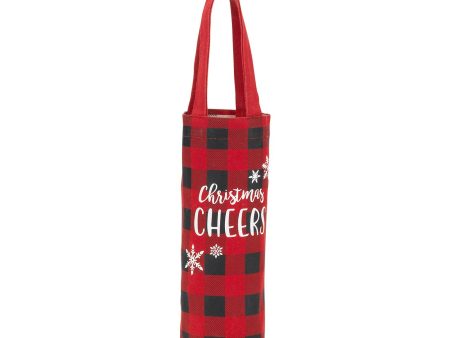 Christmas Cheers Wine Bag For Discount