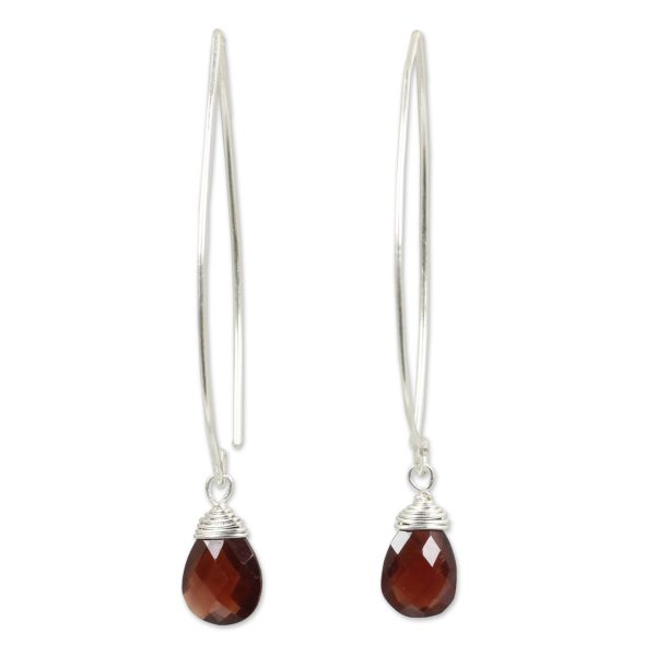 Sublime Garnet Earrings Fashion