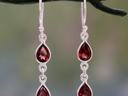 Mystical Femme Garnet Earrings Hot on Sale